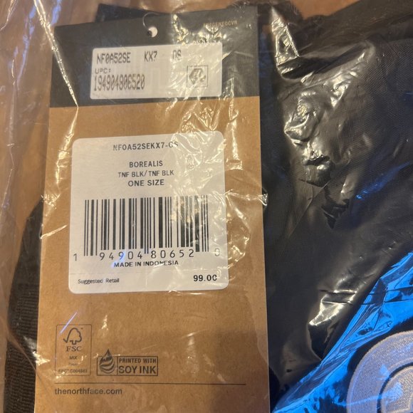 NEW NF The North Face Borealis Backpack Black TNF Bag School Hiking Unisex Large - Picture 11 of 11